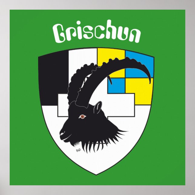 Graubünden Grigioni Grischun Poster (Frente)