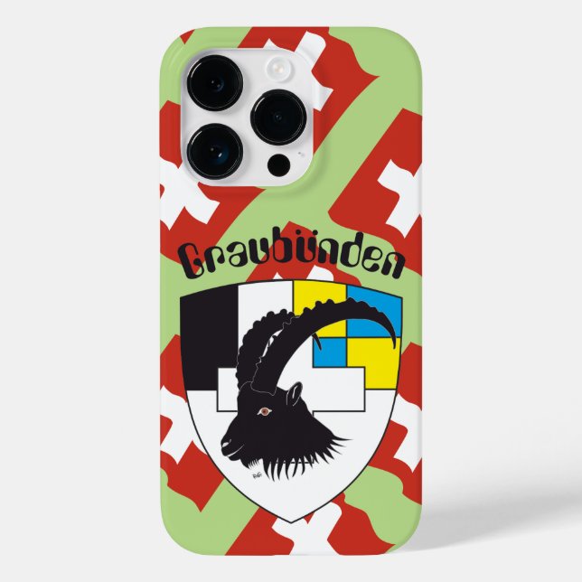 Graubünden Grischun Grigioni Appel iPhone Hüllen (Verso)
