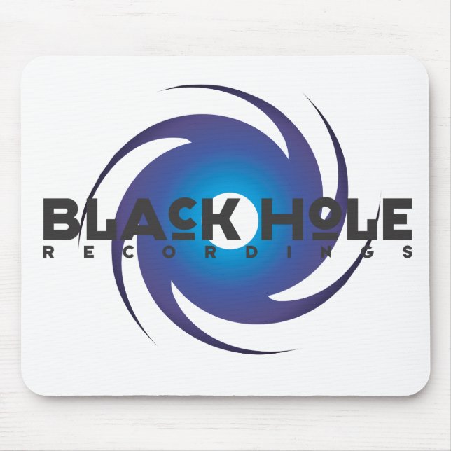 Gravações Mousepad "azul" do buraco negro (Frente)
