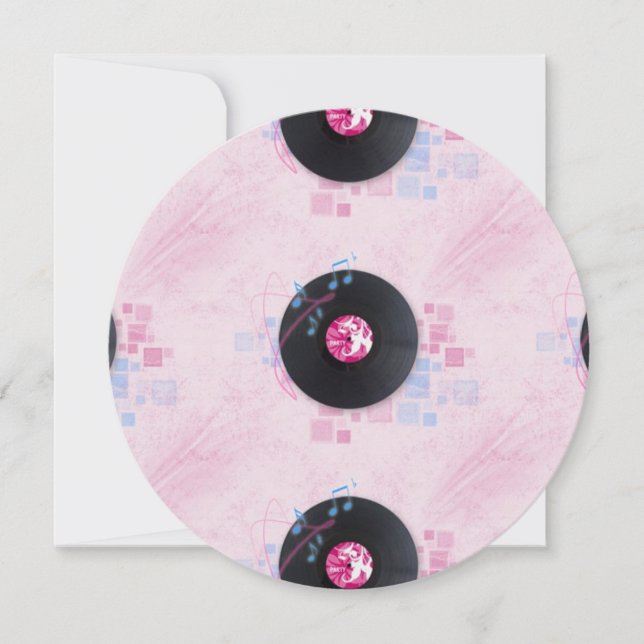 gravar convites para casamento vintage (Frente)