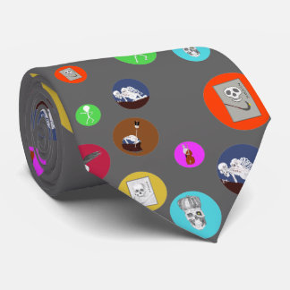 Gravata ドット柄のドクロ（Skeleton of dot pattern）