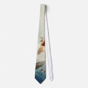 Gravata 鮎, 北斎 Sweetfish, Hokusai, arte