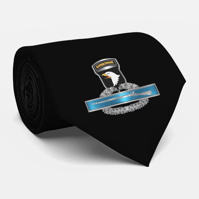 Gravata 101rua Divisão de Combate ao Crachá de Infantaria (Rolled)