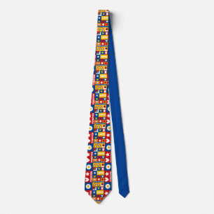 Gravata 1980 Forever Love Pop Art Design Tie