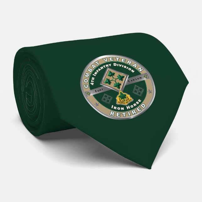 Gravata 4ª Divisão de Infantaria "APOSENTADO" (Rolled)