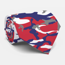 Gravata 4 de Julho, Dia da Independência, Cinza Camuflagem