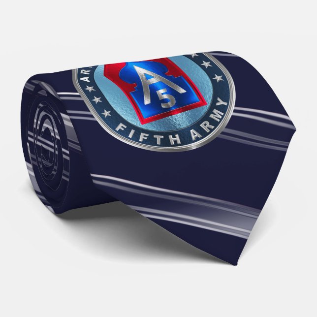 Gravata 5º Exército “EXÉRCITO NORTE” (Rolled)