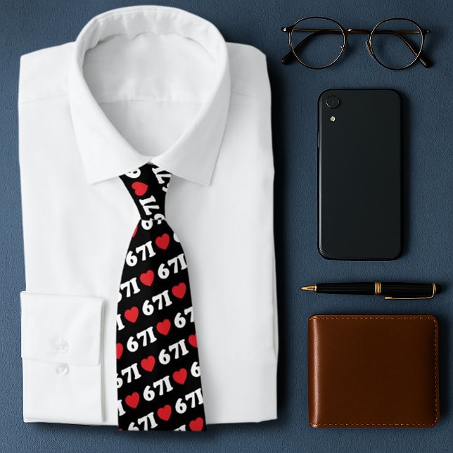 Gravata 67 Meme Engraçado Eu Amo Seis Sete 67º aniversário (Criador carregado)