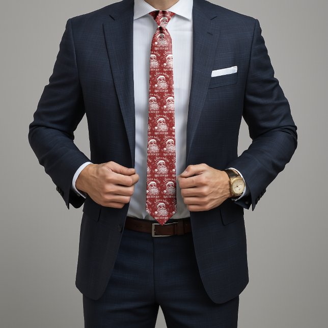 Gravata 67 Meme Funny Santa Says Six Seven Christmas (Criador carregado)