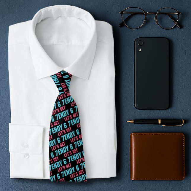 Gravata 67 Vamos Engraçado recebe seis sete Sendy 6 7endy (Criador carregado)