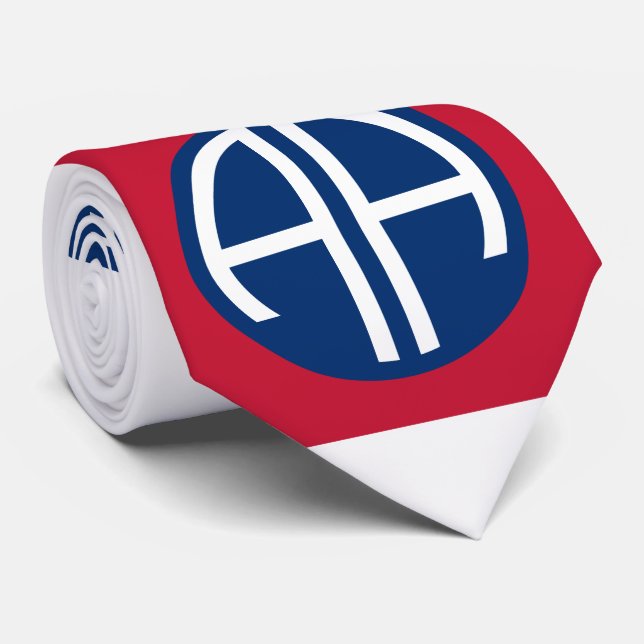 Gravata 82.a Divisão Aerotransportada Insignia Veterano Mi (Rolled)