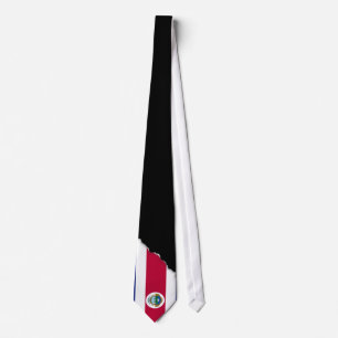 Gravata A bandeira da costela Rican
