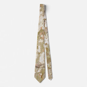Gravata A camuflagem da árvore planificada parece um padr