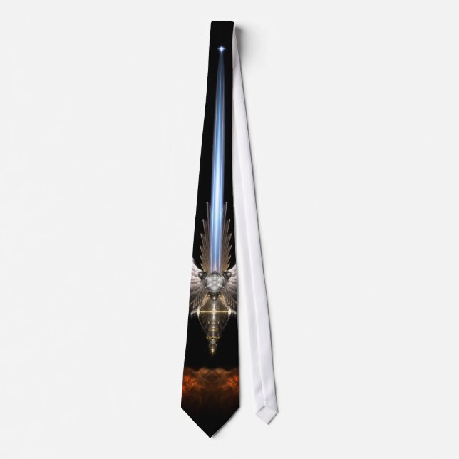 Gravata A Espada Anjo do Arkledious Blk SPat Tie (Frente)
