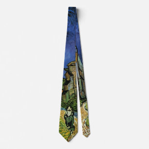 Gravata A Igreja em Auvers de Vincent van Gogh