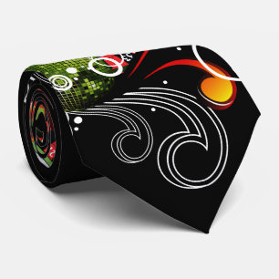 Gravata A ilustração do casino com roda de roleta e cort