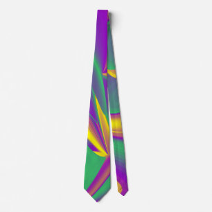 Gravata A Mágica das Cores, Abstrato 3D Rainbowart