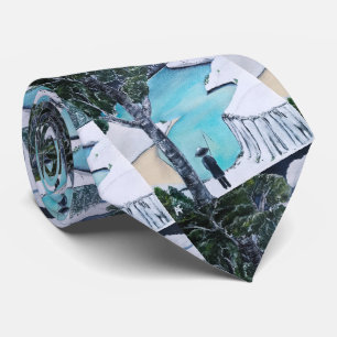 Gravata A pintura do pescador por Alfred Fox