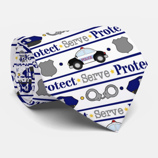 Gravata A polícia do divertimento modela o laço do (Rolled)