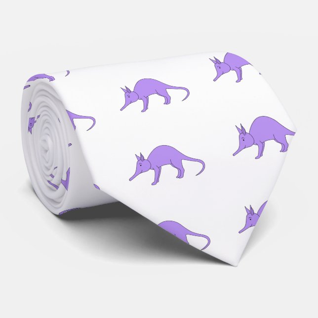 Gravata Aardvark Roxo (Rolled)
