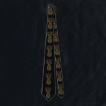 Gravata Abacaxi tropical Elegante Dourado e negro<br><div class="desc">Este design foi criado através da arte digital. Pode ser personalizado clicando no botão personalizar e alterando a cor, adicionando um nome, iniciais ou as suas palavras favoritas. Entre em contato comigo em colorflowcreations@gmail.com se você quiser usar este design em outro produto. Compre minha pintura de acrílico abstrato original para...</div>