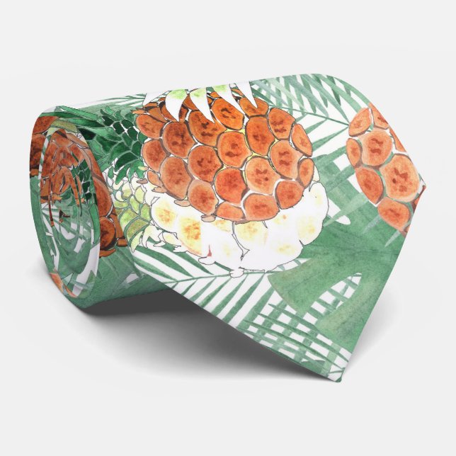 Gravata Abacaxis, casal doce, fruta (Rolled)