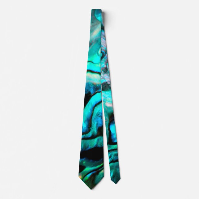 Gravata Abalone shell natural design (Frente)