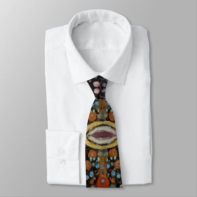 Gravata Abstract Kaleidoscopic Art Tie (Amarrado)