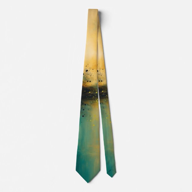 Gravata Abstract Sunset Over Teal Waters (Frente)