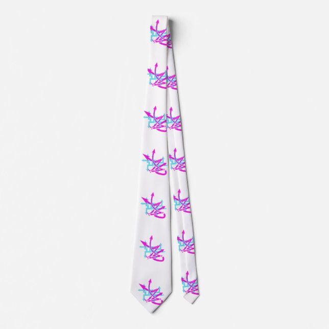 Gravata Abstrato Arrows Tie (Frente)