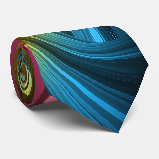 Gravata Abstrato Art 10 Tie (Rolled)