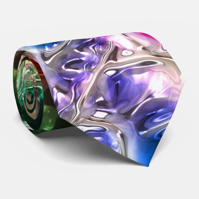 Gravata Abstrato Art 132 Tie (Rolled)