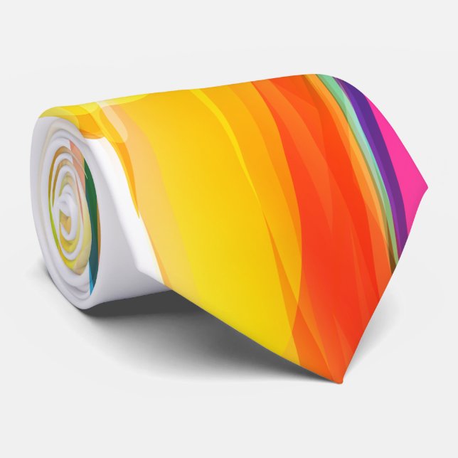 Gravata Abstrato Art 7A Tie (Rolled)