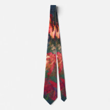 Abstrato Art, Folhas de outono, Vermelho Verde Dou