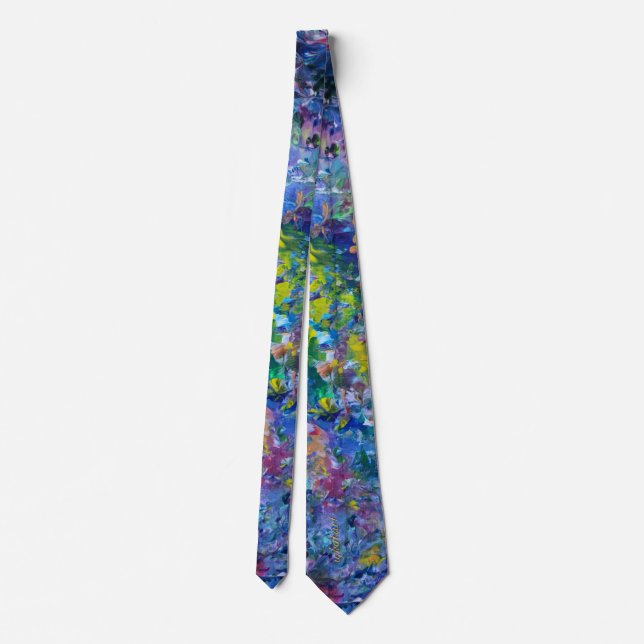 Gravata Abstrato art tie (Verso)