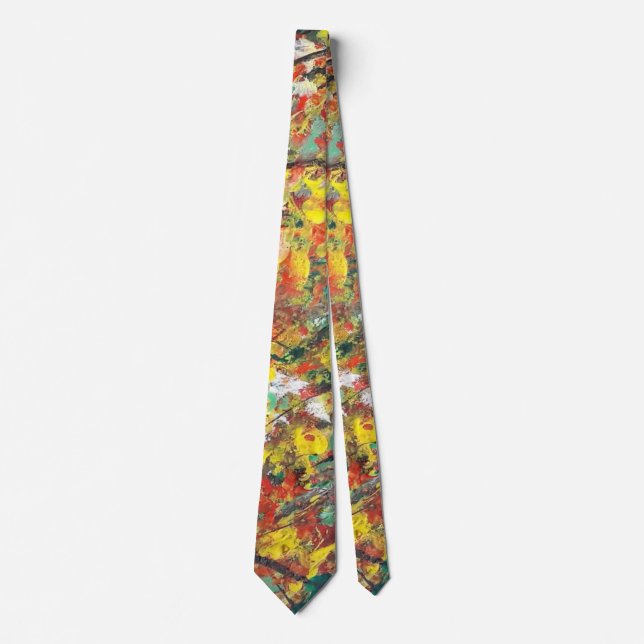 Gravata Abstrato Autumn Neck Tie (Frente)
