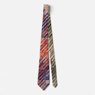 Gravata Abstrato business tie com linhas diagonais