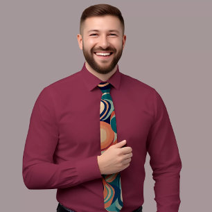 Gravata Abstrato Círculo