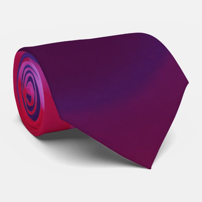 Gravata Abstrato colorido (Rolled)