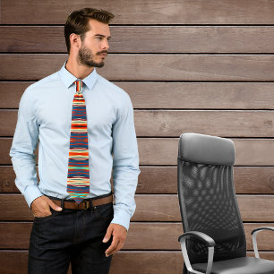 Gravata Abstrato contemporâneo de motif a sudoeste colorid