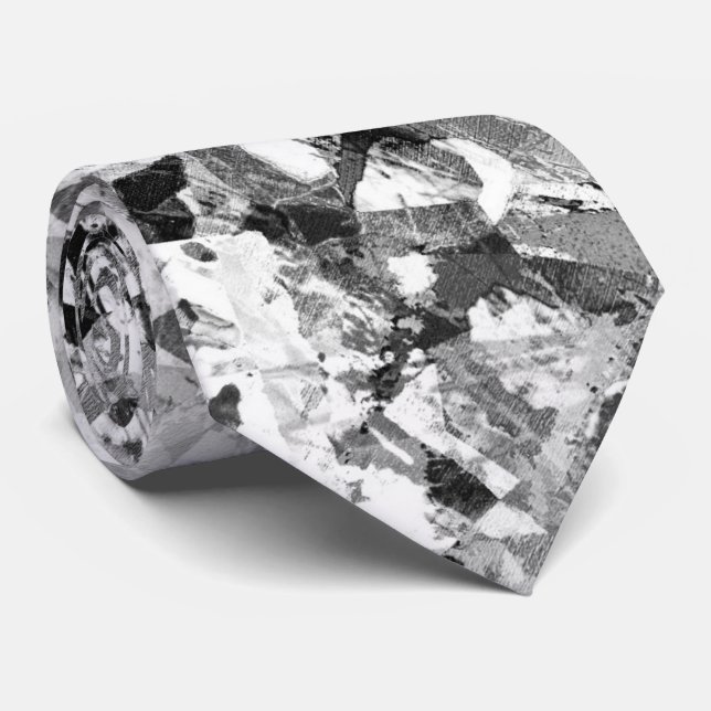 Gravata Abstrato de tempestade (Rolled)