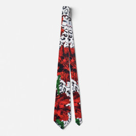 Gravata Abstrato Floral, Tie Silver, de Homens