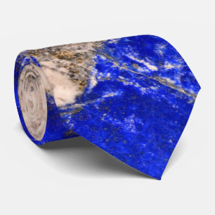Gravata Abstrato Lapis Lazuli Blue Granite