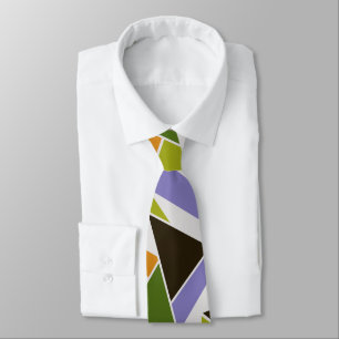 Gravata Abstrato moderno do século médio Geométrico