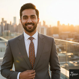 Gravata Abstrato pharaonic art Neck