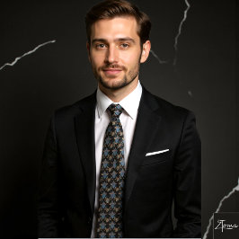 Gravata Abstrato pharaonic art Neck