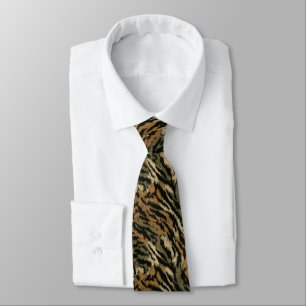 Gravata Acessórios Masculinos Elegantes Estampa Safari
