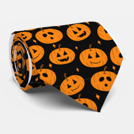 Gravata Acessórios para o nécktie 2024 do Halloween Pumkin