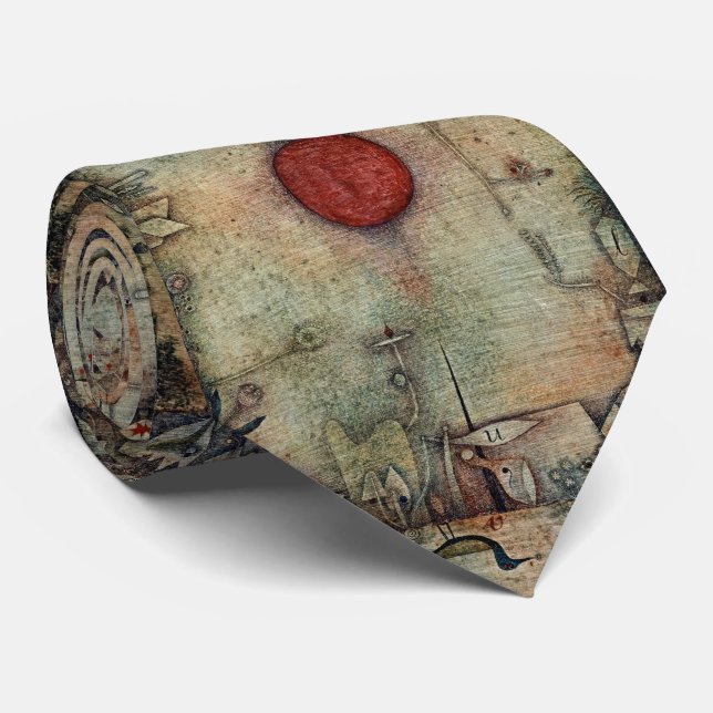 Gravata Ad Marginem Serenity: A obra-prima de Paul Klee (Rolled)