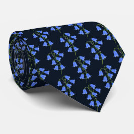 Gravata Adorável Bluebells Dark Blue Necktie